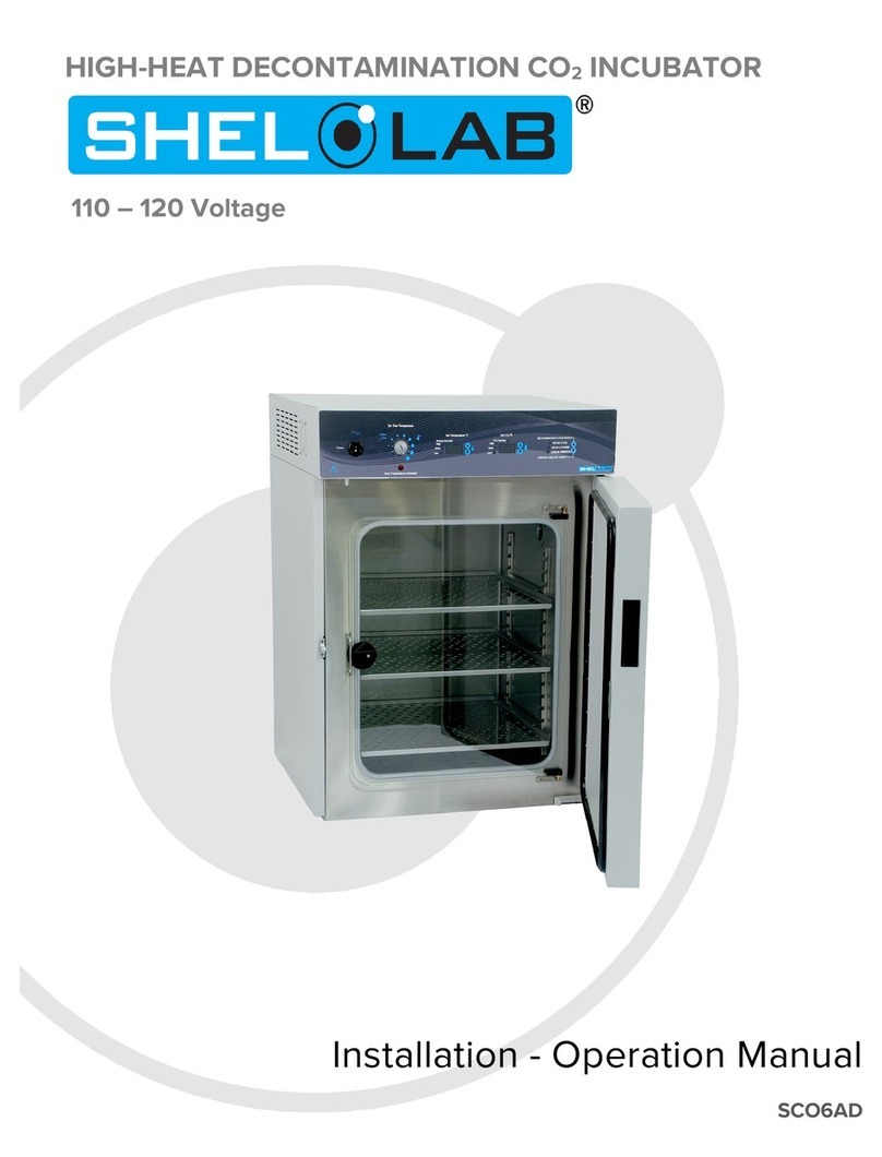 Shel lab SCO6AD Installation & operation manual