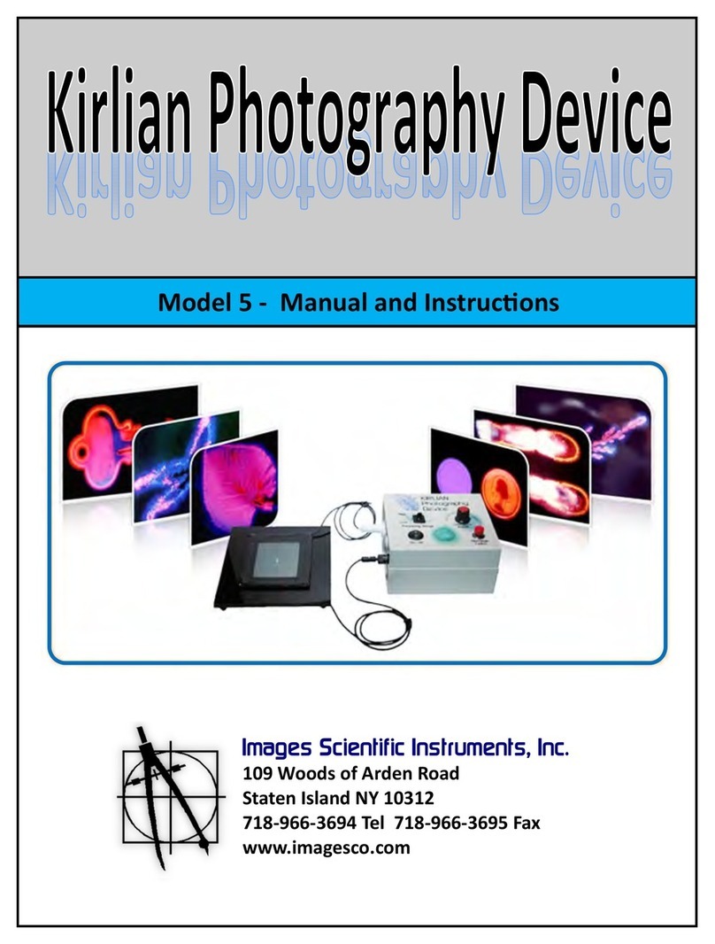 Images Scientific Instruments Kirlian Photography Device 5 Manual and Instructions