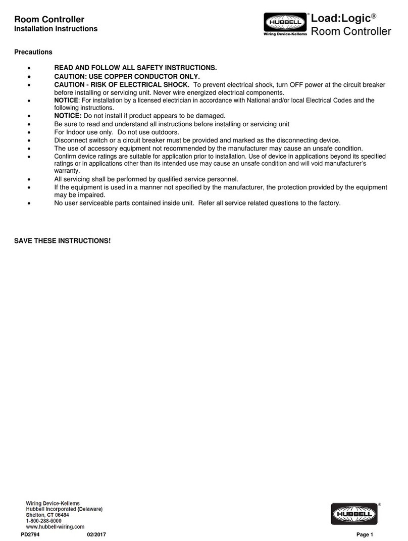 Hubbell Load:Logic installation instructions