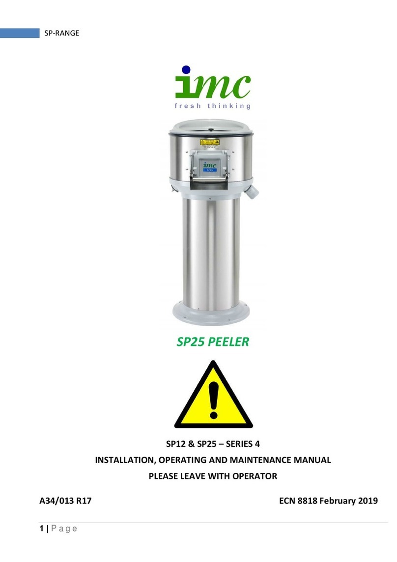 IMC SP Series Installation, operating and maintenance manual