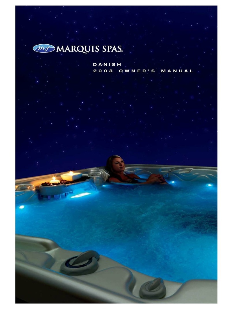 Marquis Spas Destiny User manual