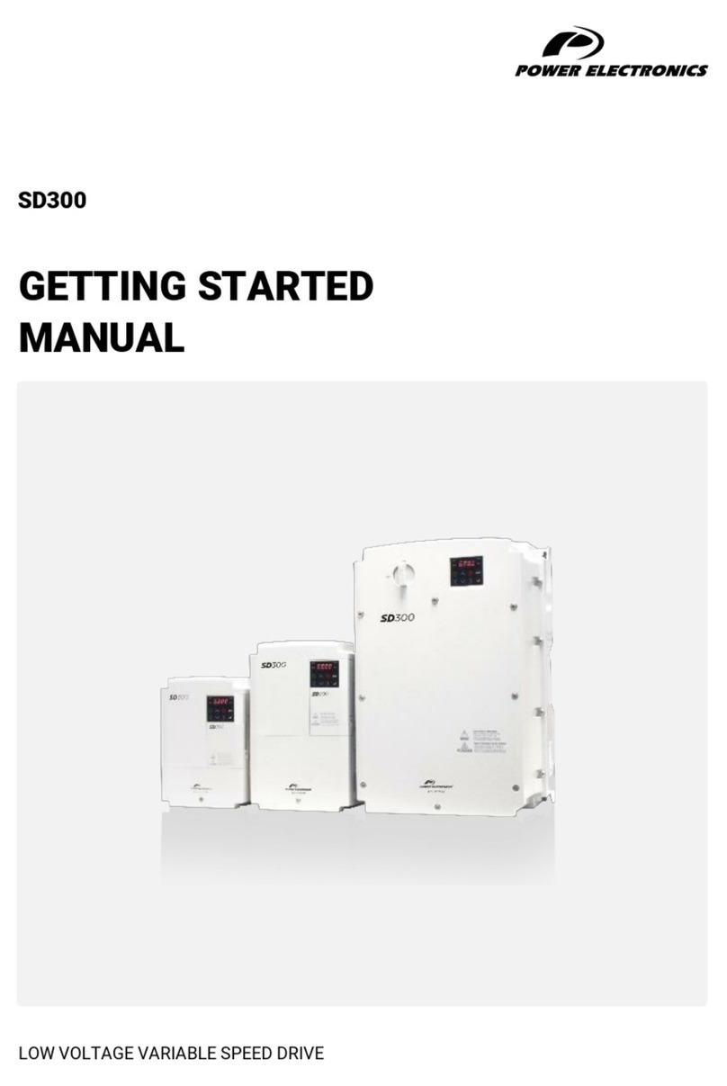 Power Electronics SD 300 Series Getting started manual