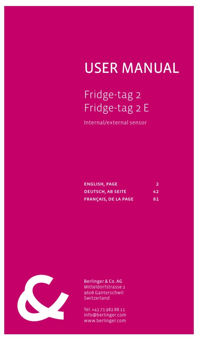 berlinger Fridge-tag 2 User manual