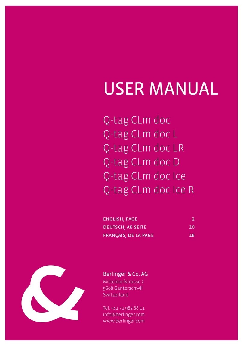 berlinger Q-tag CLm doc User manual