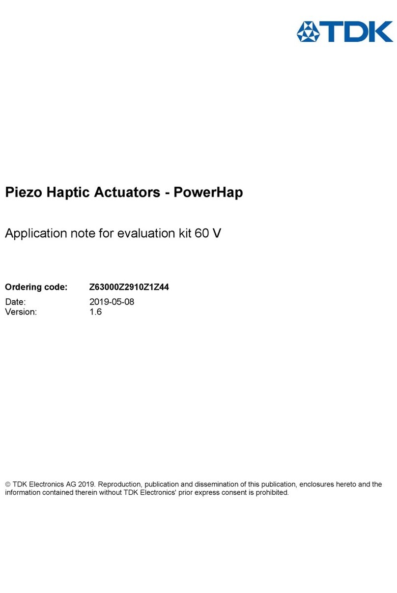 TDK PowerHap Application note TDK PowerHap Application note