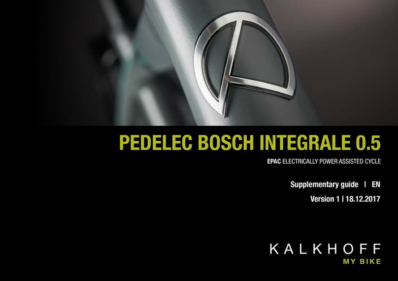 Kalkhoff Pedelec Bosch Integrale 0.5 supplementary guide