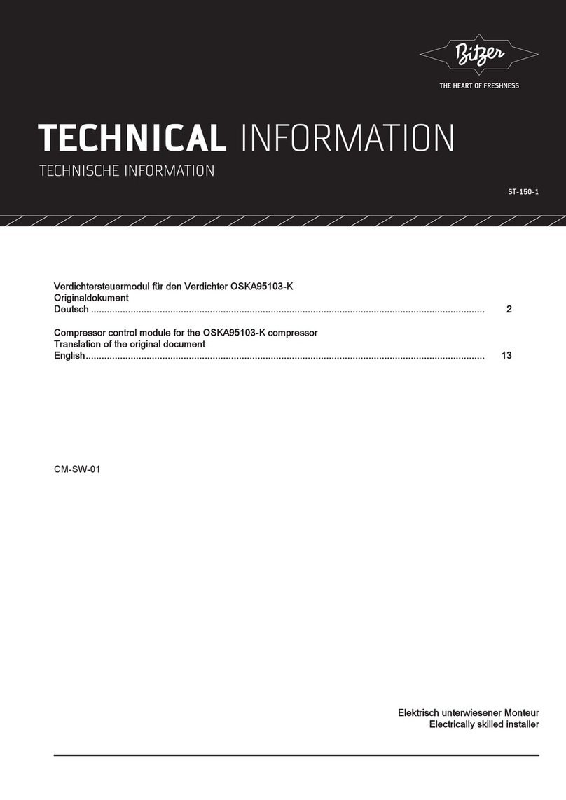 Bitzer CM-SW-01 User manual