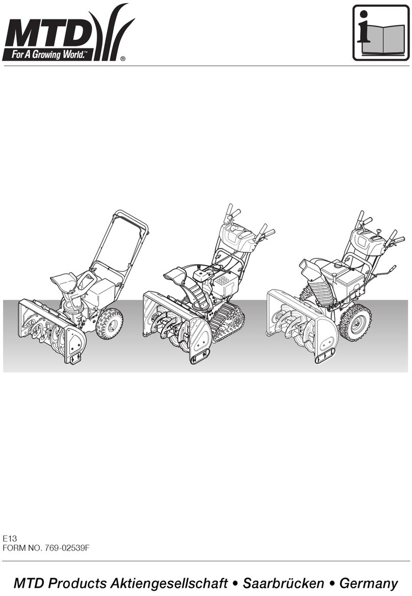 MTD Wolf Garten Select SF Series operating manual