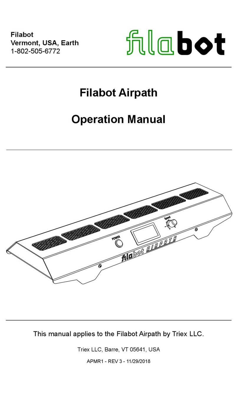 Triex LLC Filabot Airpath User manual