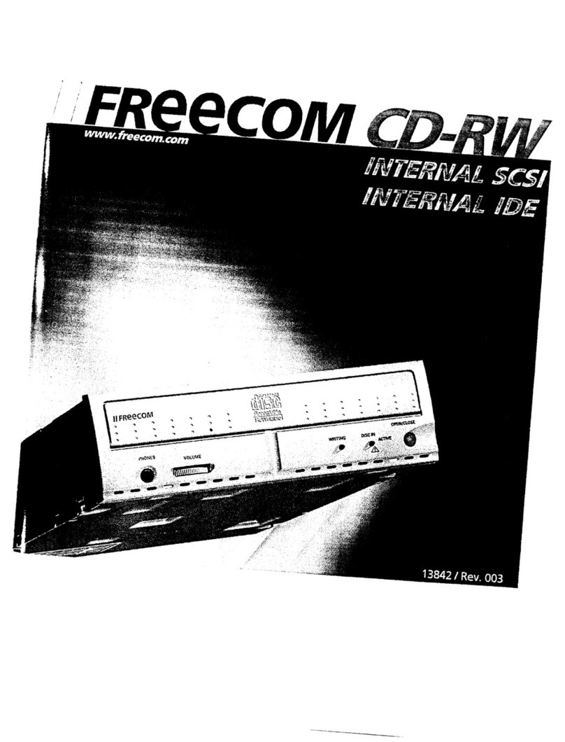 Freecom Internal SCSI manual