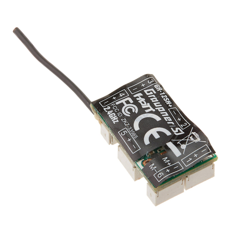 GRAUPNER GR-12SC+ User manual