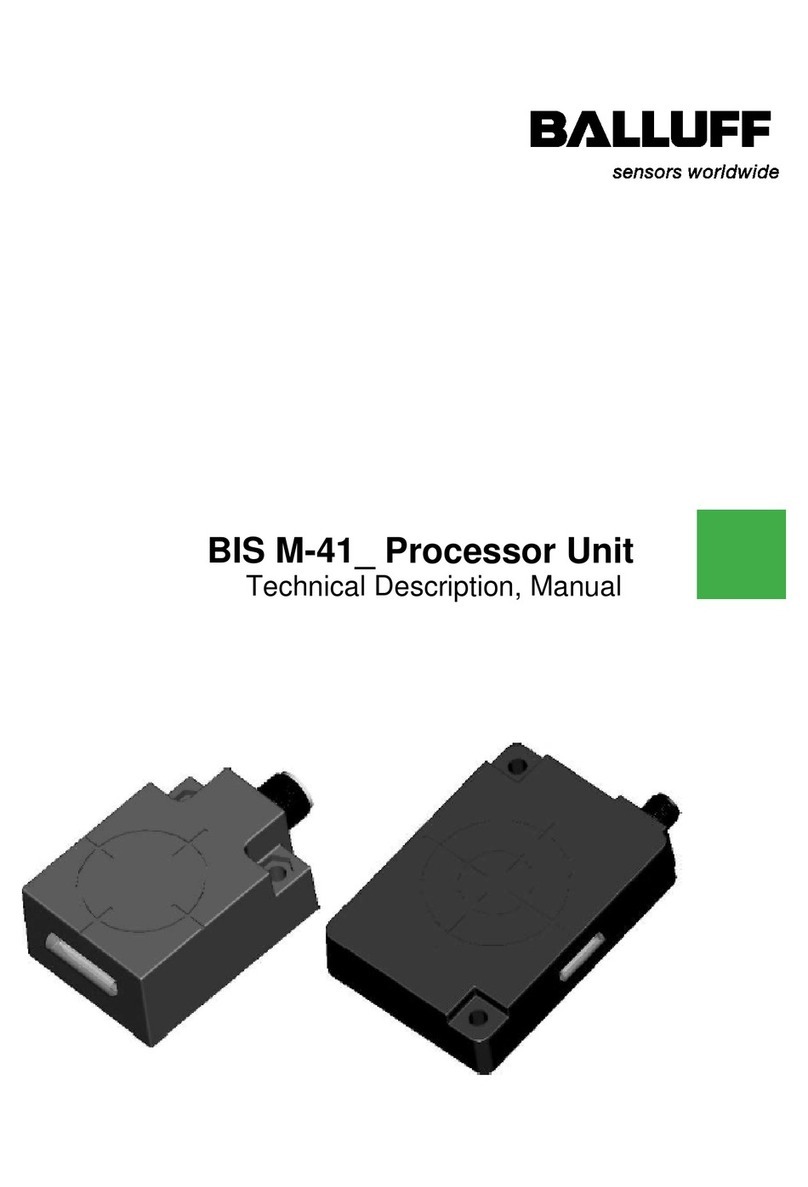 Balluf BIS M-41 Series Technical description manual