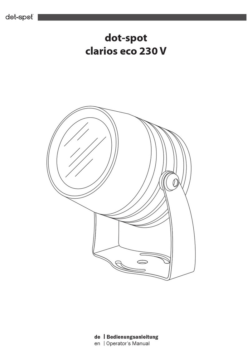 Dot-Spot Clarios Eco 230 V Operator's manual