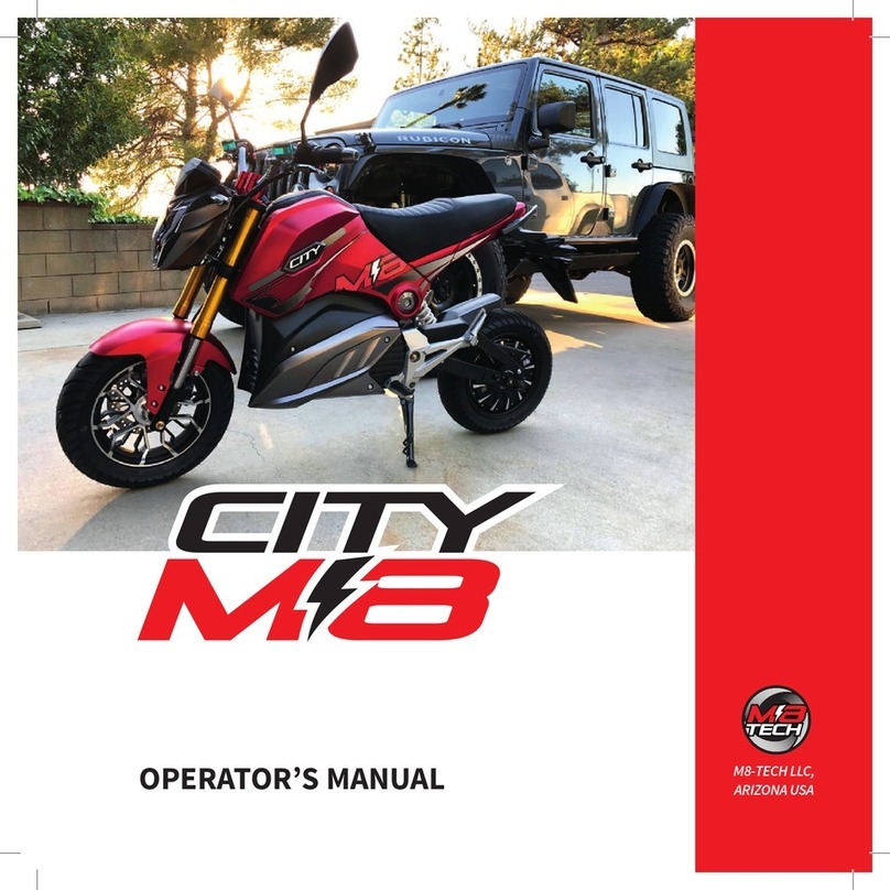 M8-TECH CITY M8 Operator's manual