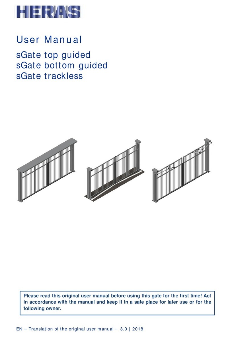 Heras sGate Series user manual