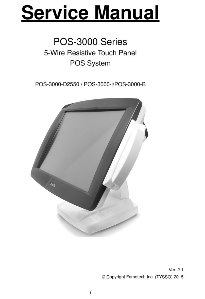 Fametech POS-3000 Series User manual Fametech POS-3000 Series User manual