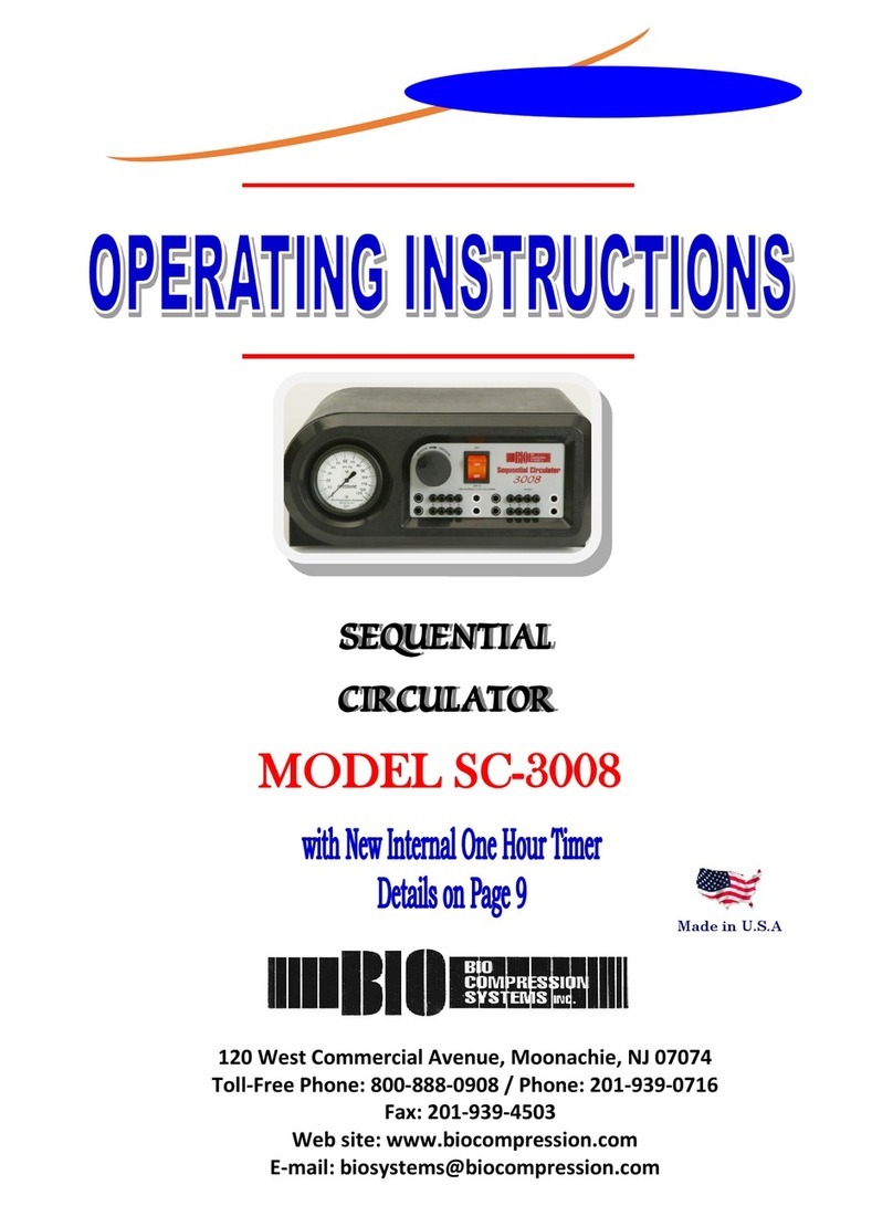 Bio Compression Systems SC-3008 User manual Bio Compression Systems SC-3008 User manual