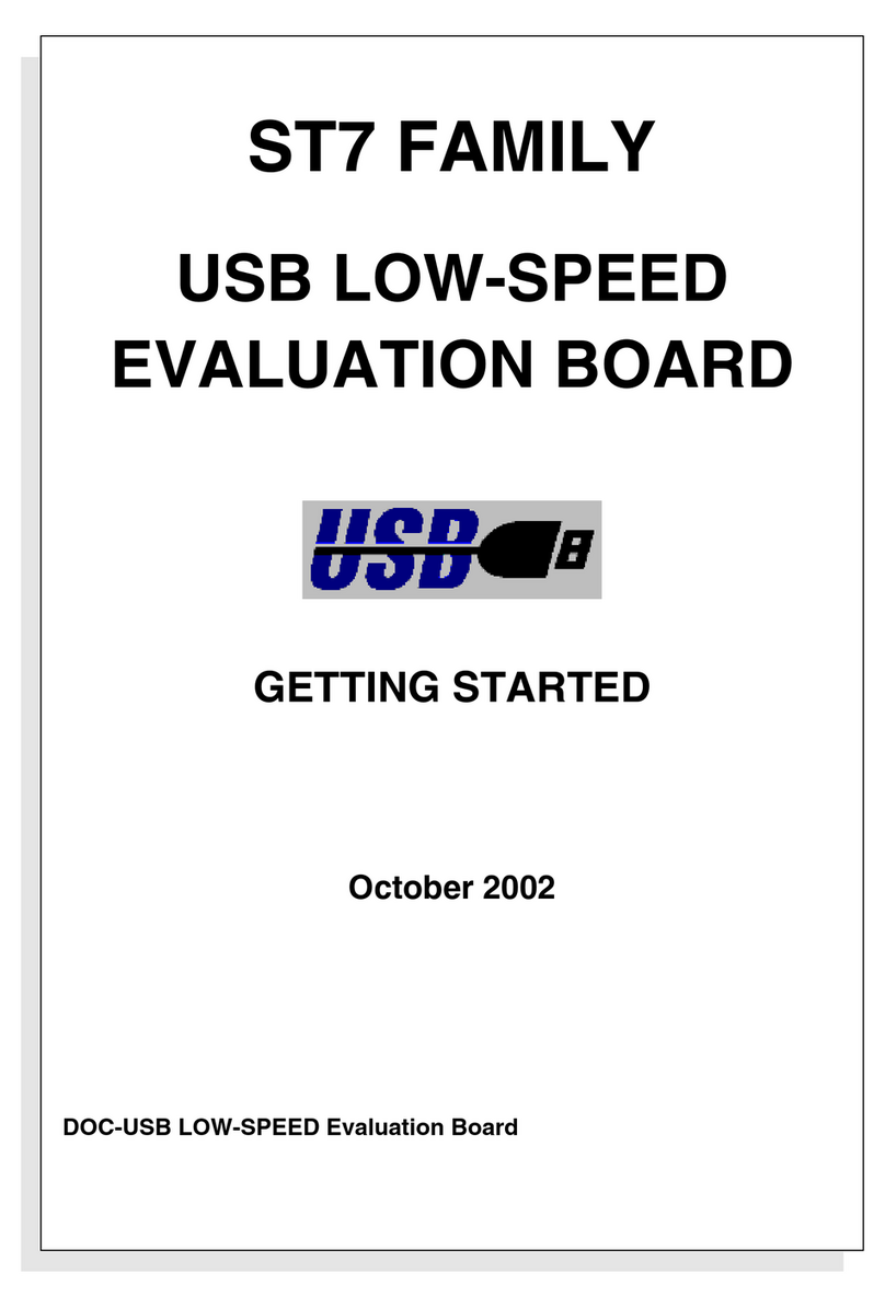 ST ST7 Series User manual