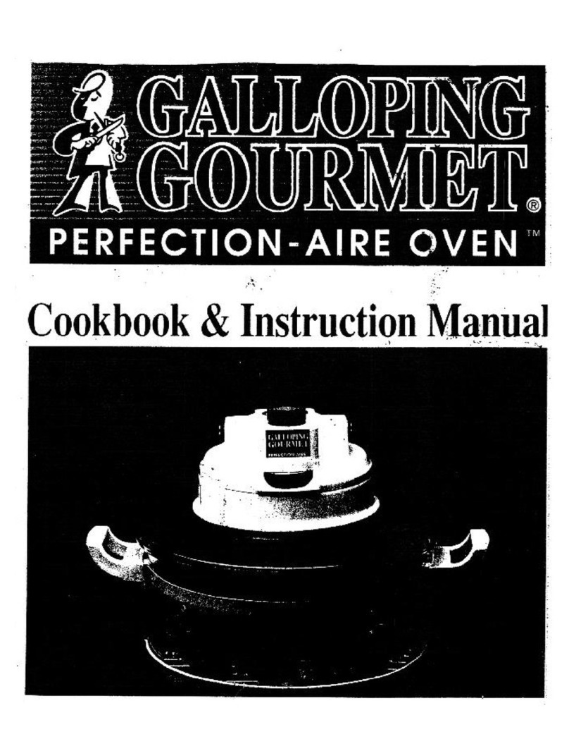 Galloping Gourment Perfection-Aire Cookbook & Instruction Manual