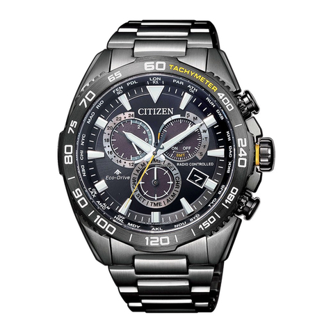 Citizen Eco-Drive E660 User manual Citizen Eco-Drive E660 User manual