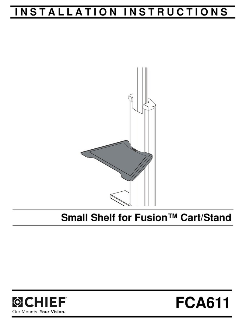 CHIEF FCA611 User manual CHIEF FCA611 User manual