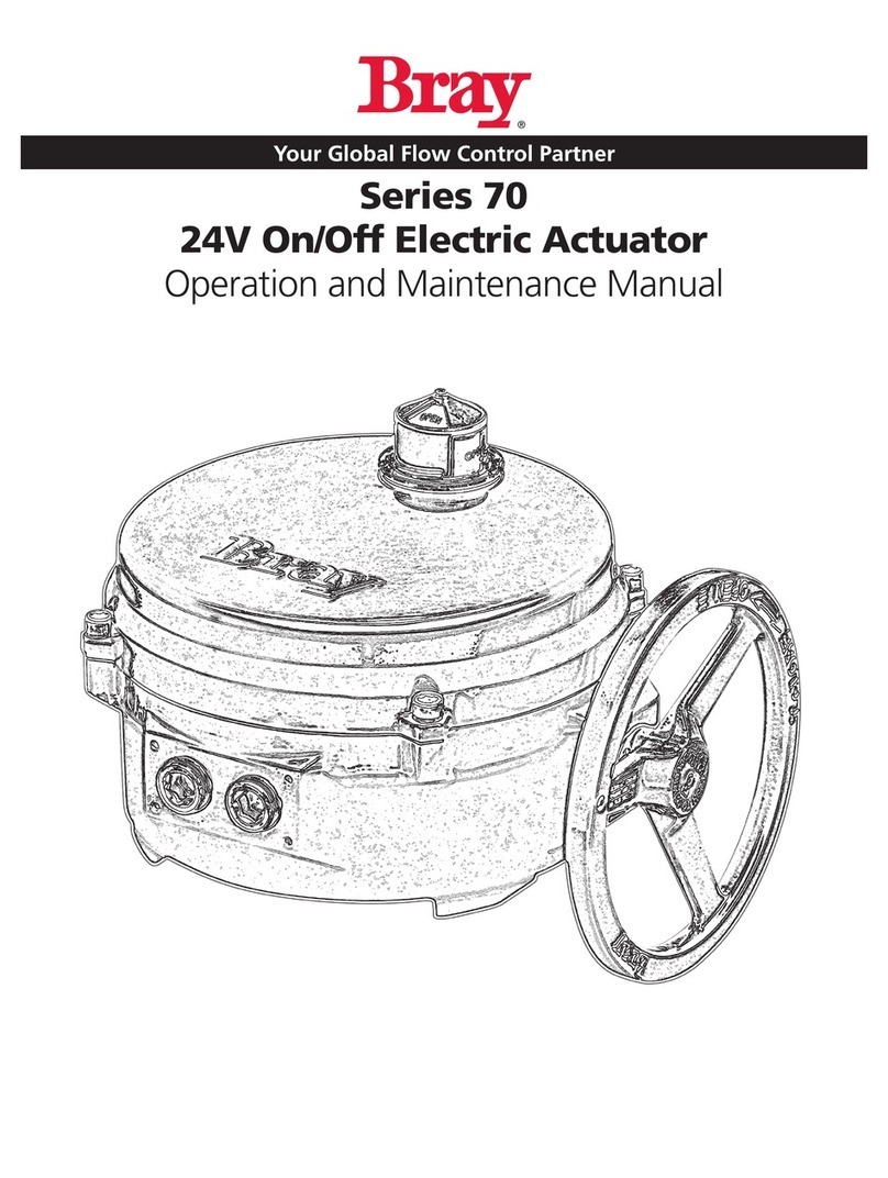 Bray Series 70 User manual
