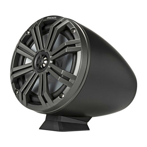 Kicker KMFC65 User manual