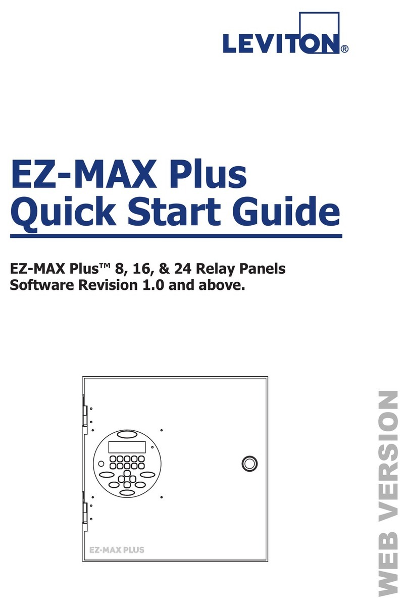 Leviton EZ-MAX Plus 16 User manual