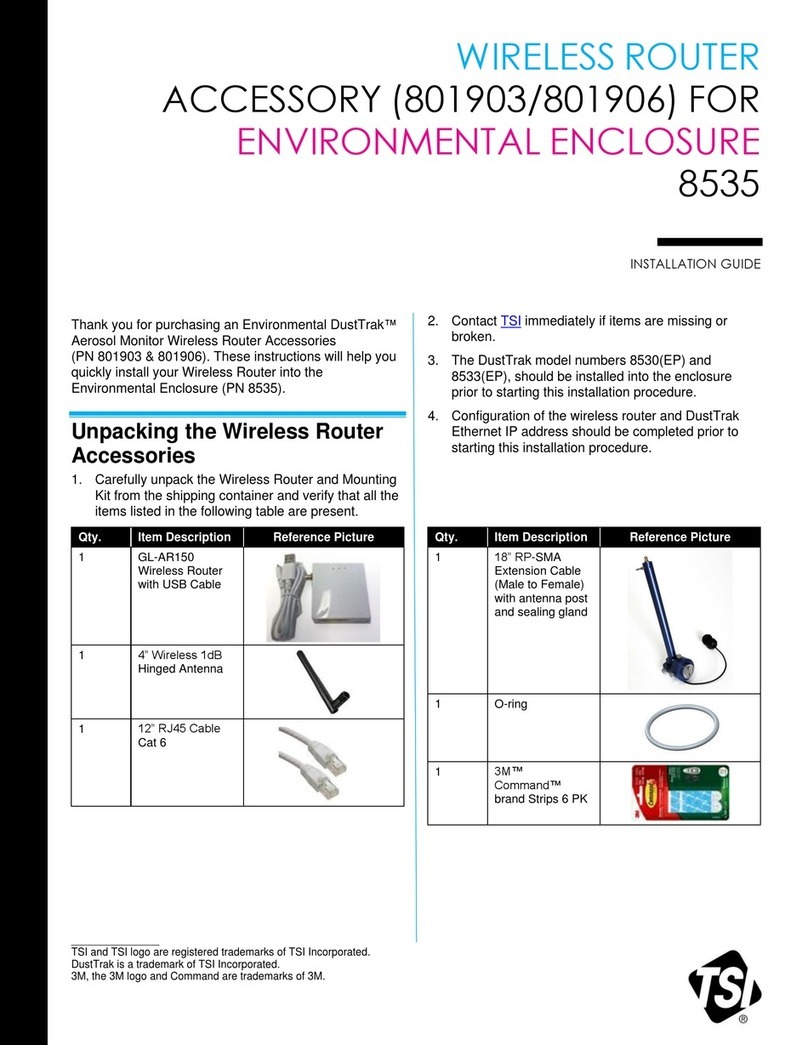 TSI Instruments 801903 installation guide