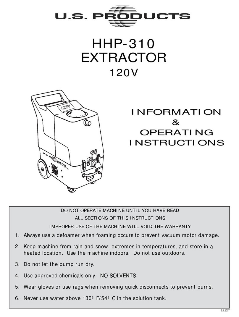 U.S. Products HHP-310 Operating instructions U.S. Products HHP-310 Operating instructions
