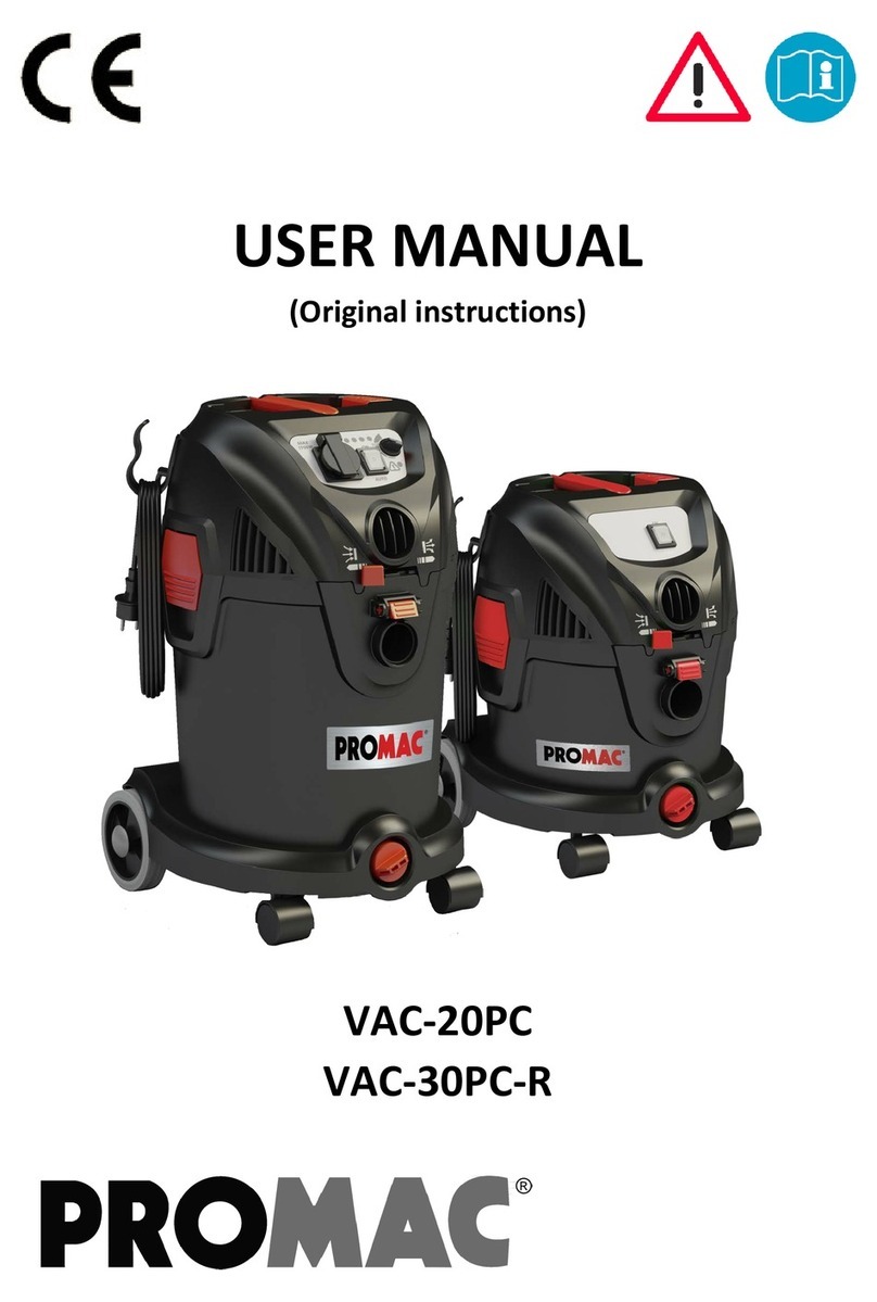 Promac VAC-20PC user manual