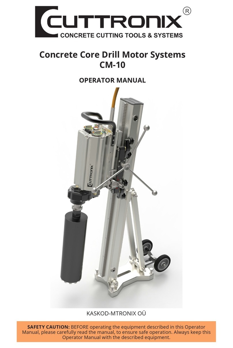 KASKOD-MTRONIX CUTTRONIX CM-10 Series Operator's manual
