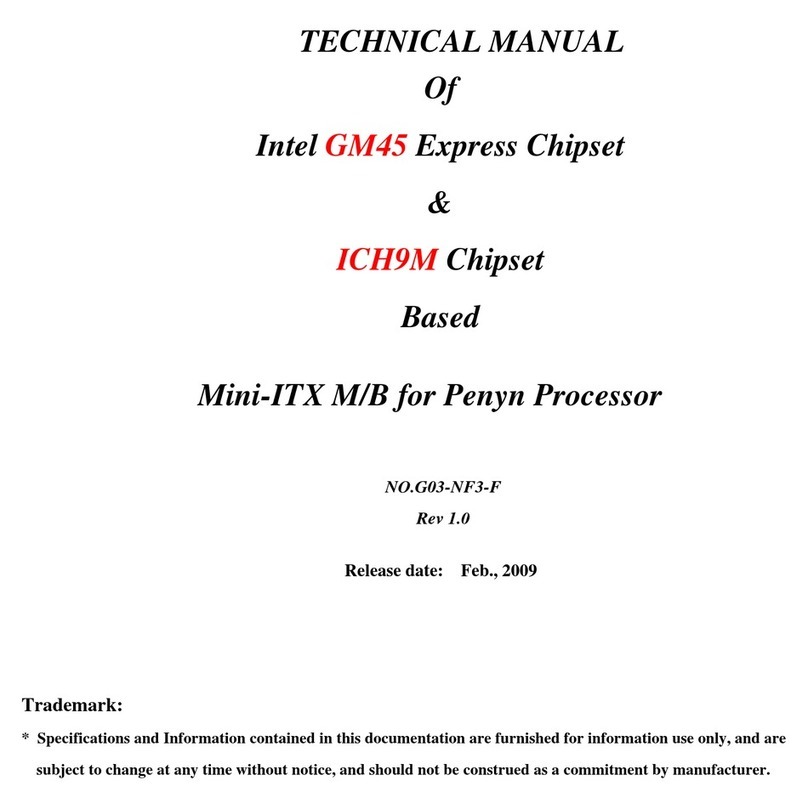 JETWAY NF93 Series User manual