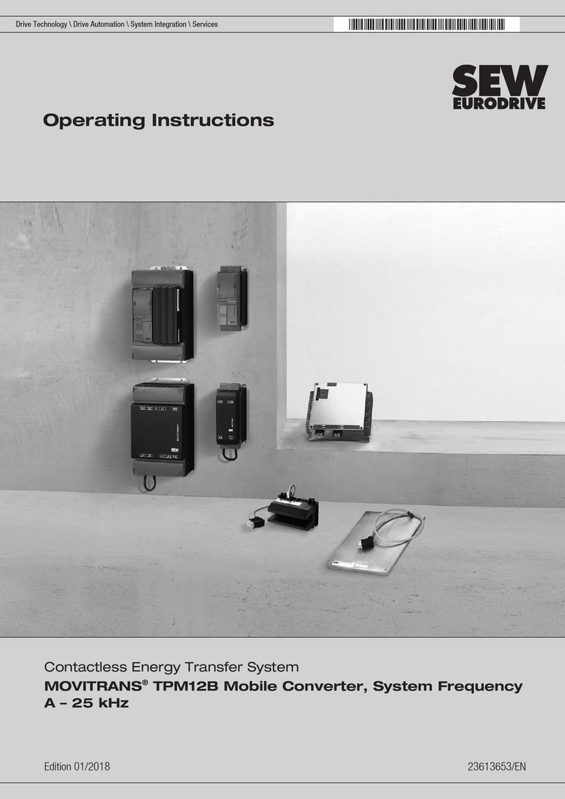SEW-Eurodrive MOVITRANS TPM12B operating instructions