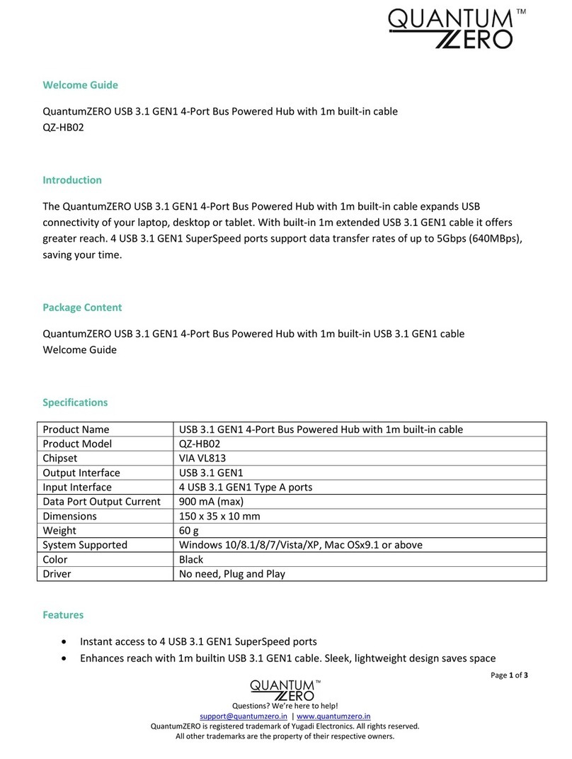 QuantumZERO QZ-HB02 Welcome guide