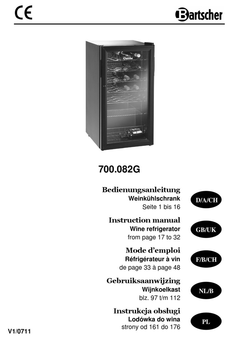 Bartscher 700.082G instruction manual