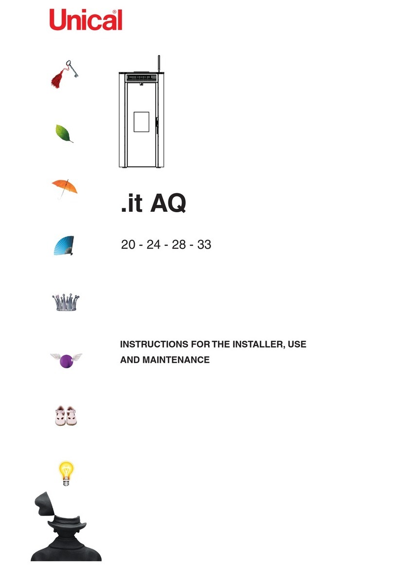 Unical .it AQ Series INSTRUCTIONS FOR THE INSTALLER, USE AND MAINTENANCE Unical .it AQ Series INSTRUCTIONS FOR THE INSTALLER, USE AND MAINTENANCE