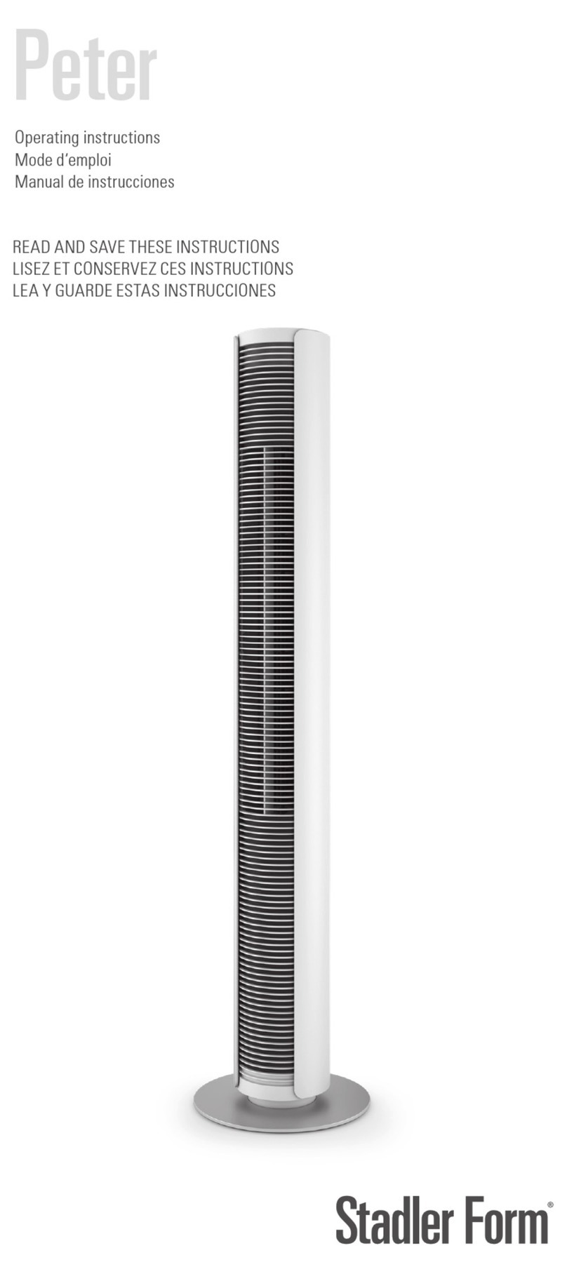 Stadler Form Peter User manual