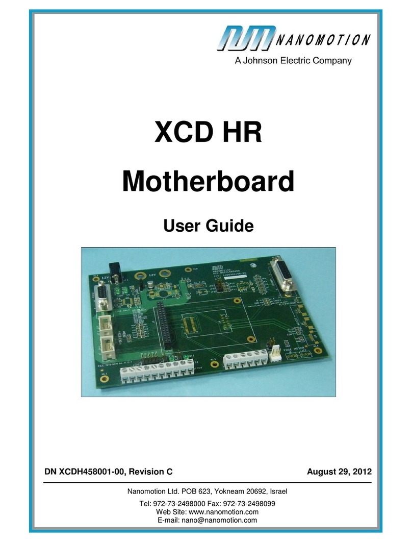 Nanomotion XCD HR user guide