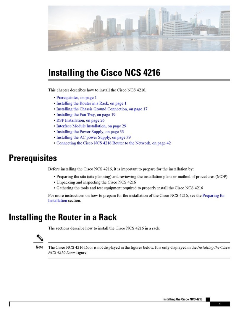 Cisco NCS 4216 Instruction Manual