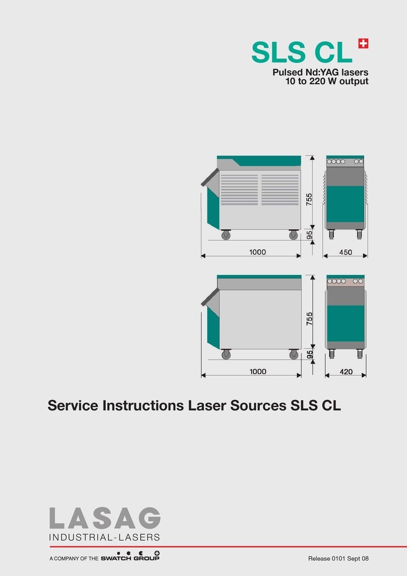 Swatch Lasag SLS CL Series Service instructions