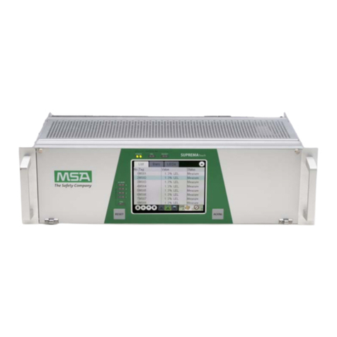 MSA SUPREMA Touch Installation & maintenance instructions