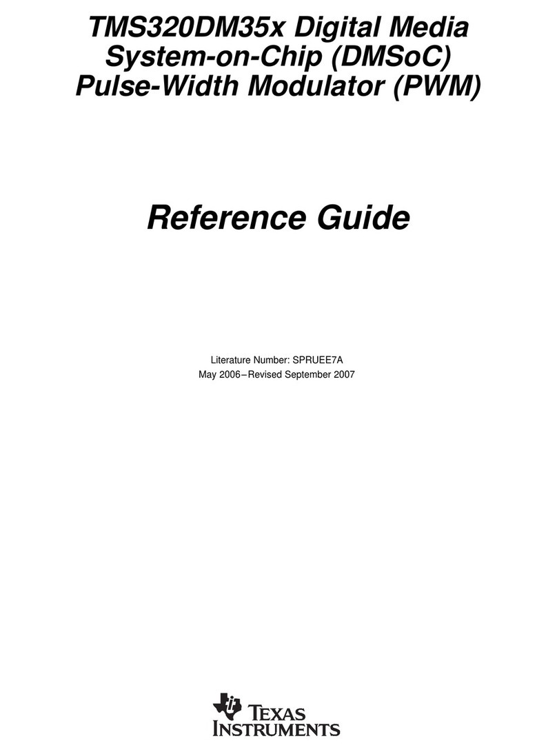 Texas Instruments TMS320DM35 Series User manual