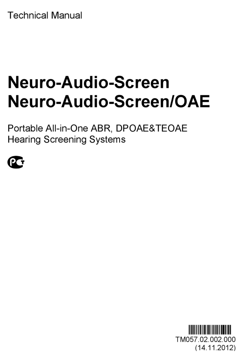 Neurosoft Neuro-Audio-Screen/OAE User manual
