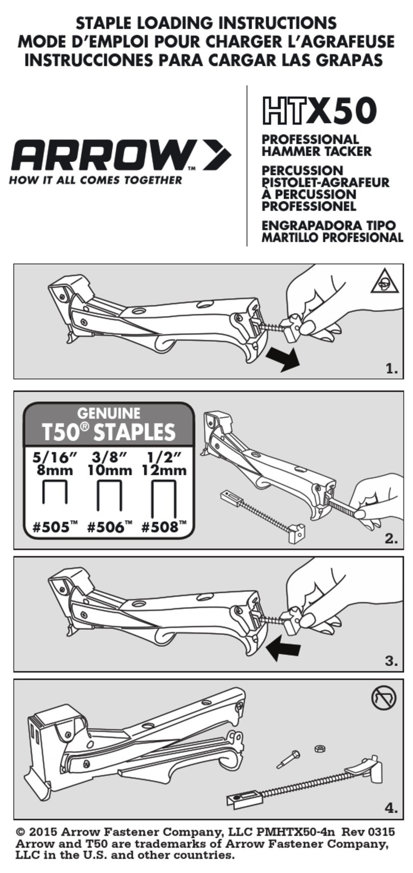 Arrow HTX50 instructions