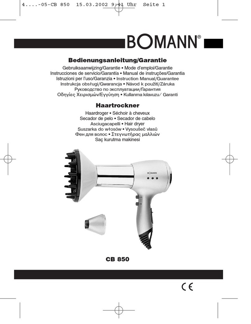 BOMANN CB 850 Technical specifications BOMANN CB 850 Technical specifications