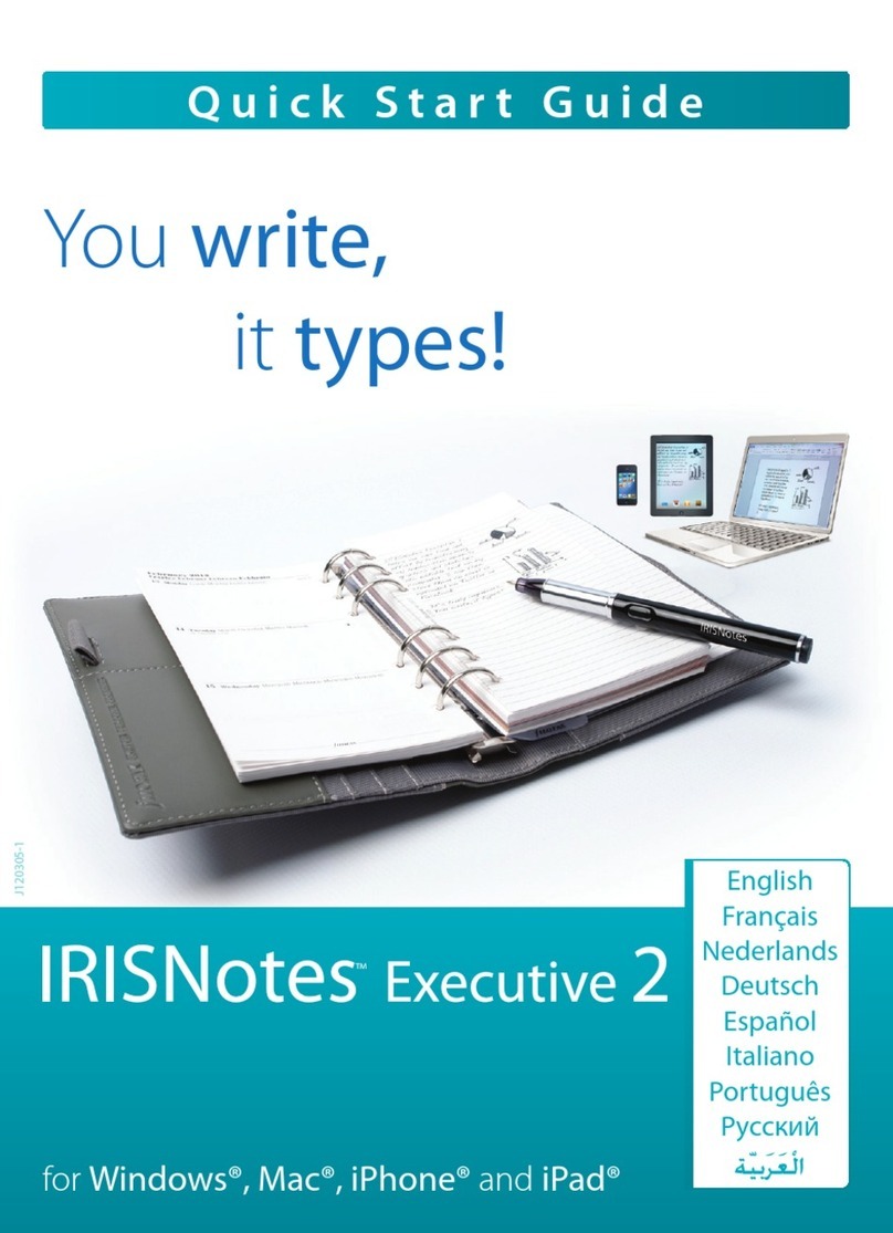 I.R.I.S. IRISNotes Executive 2 quick start guide