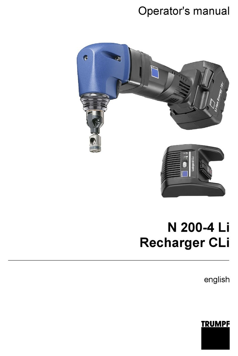 Trumpf N 200-4 Li Operator's manual