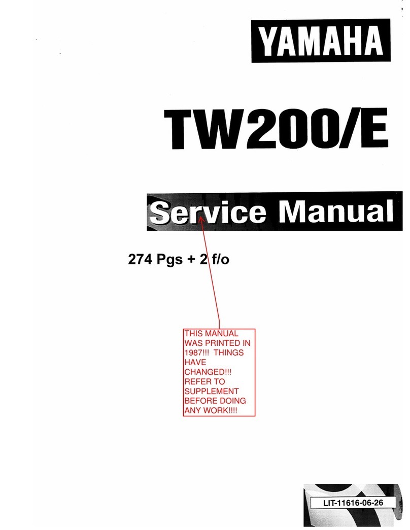 Yamaha TW200 Service manual