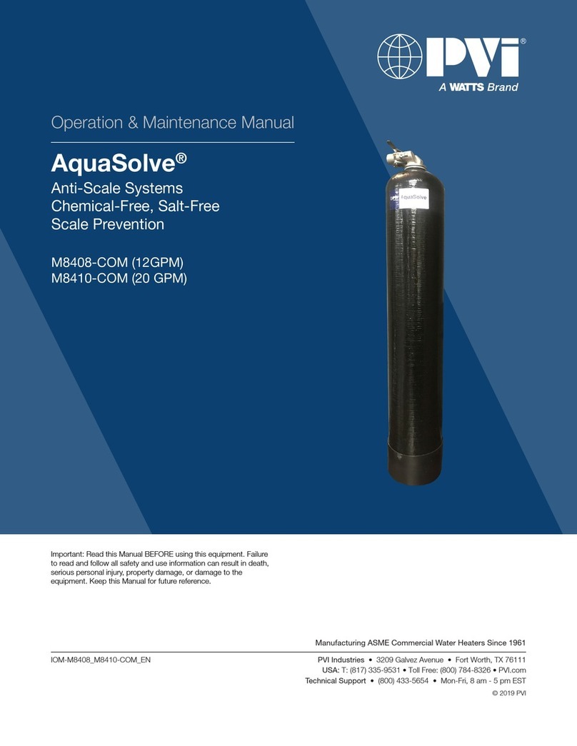 Watts PVI AquaSolve M8408-COM Manual